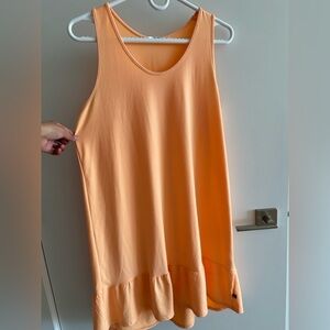 La Vie En Rose Apricot Sleeveless Top